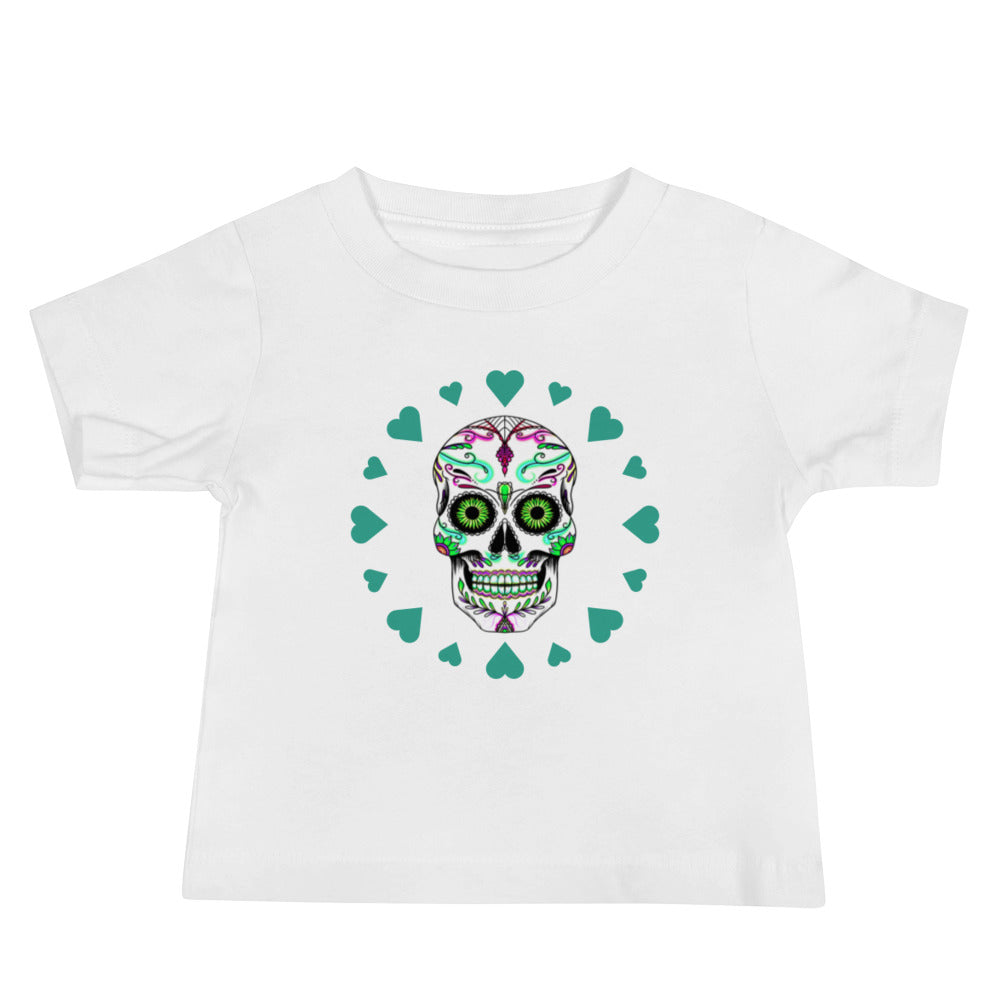 Neon Skull Baby Tee
