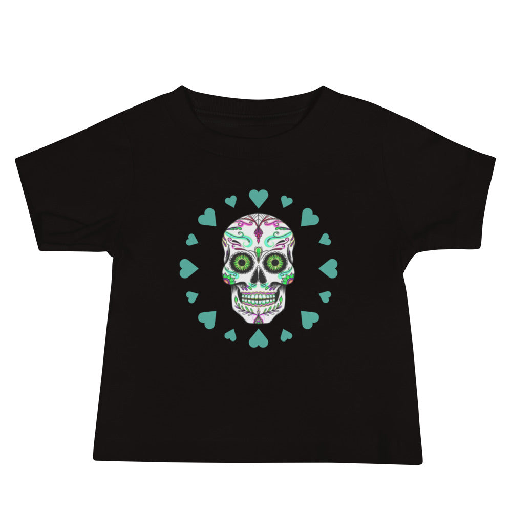 Neon Skull Baby Tee