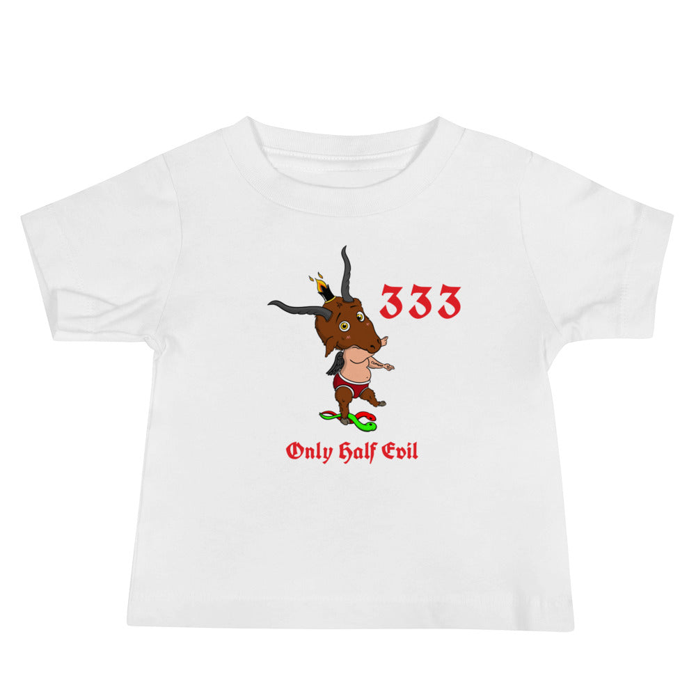 Only Half Evil Baby Tee