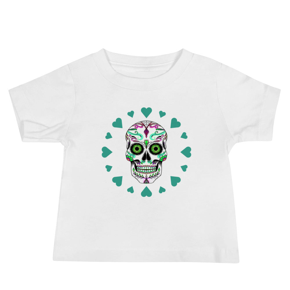 Neon Skull Baby Tee