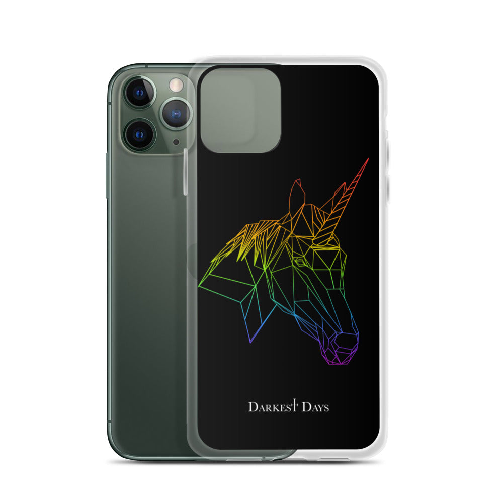 Geometric Unicorn iPhone Case