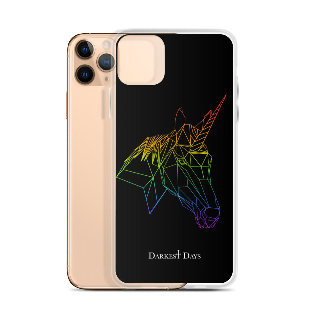 Geometric Unicorn iPhone Case