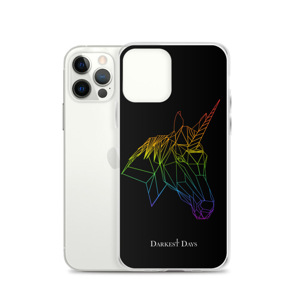 Geometric Unicorn iPhone Case