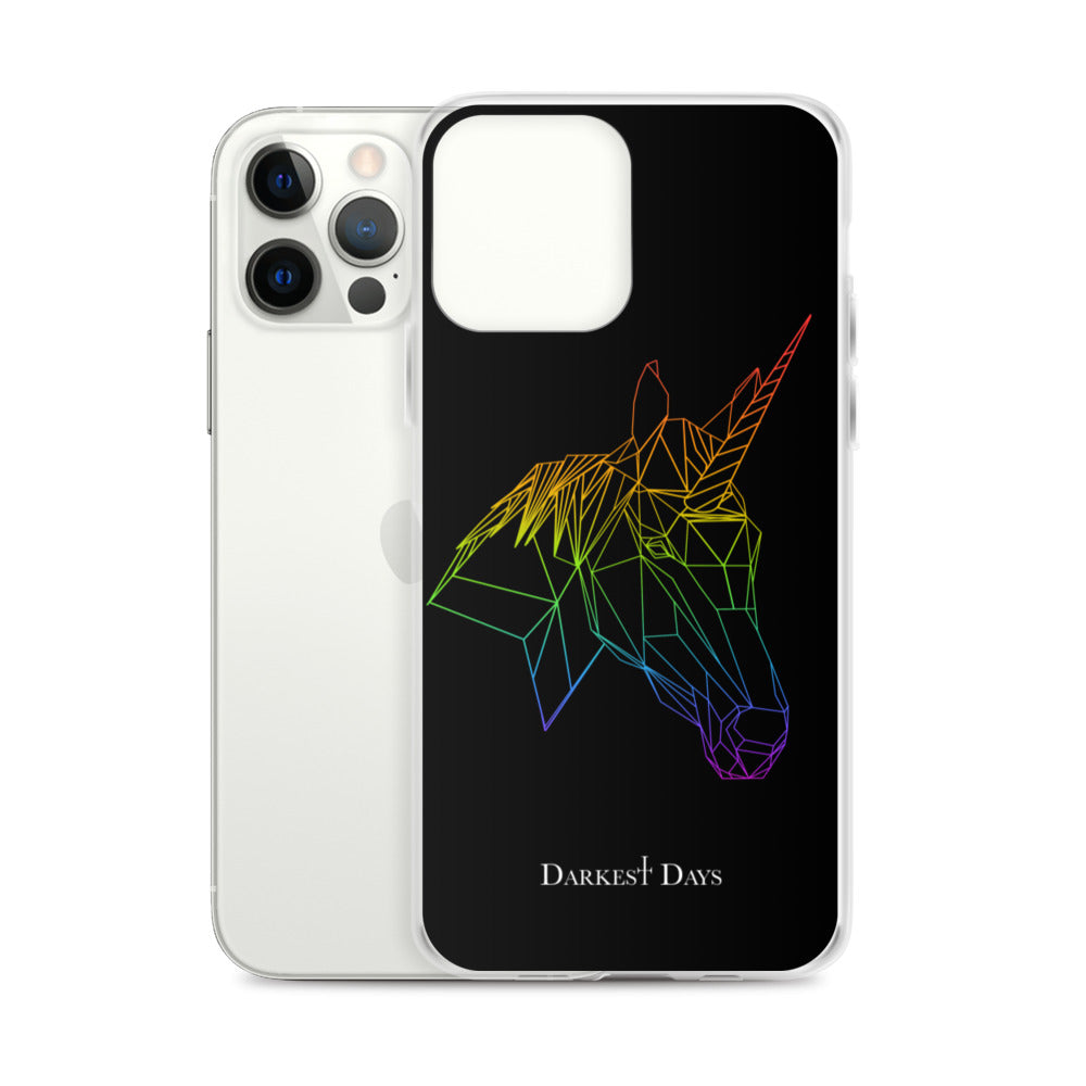 Geometric Unicorn iPhone Case