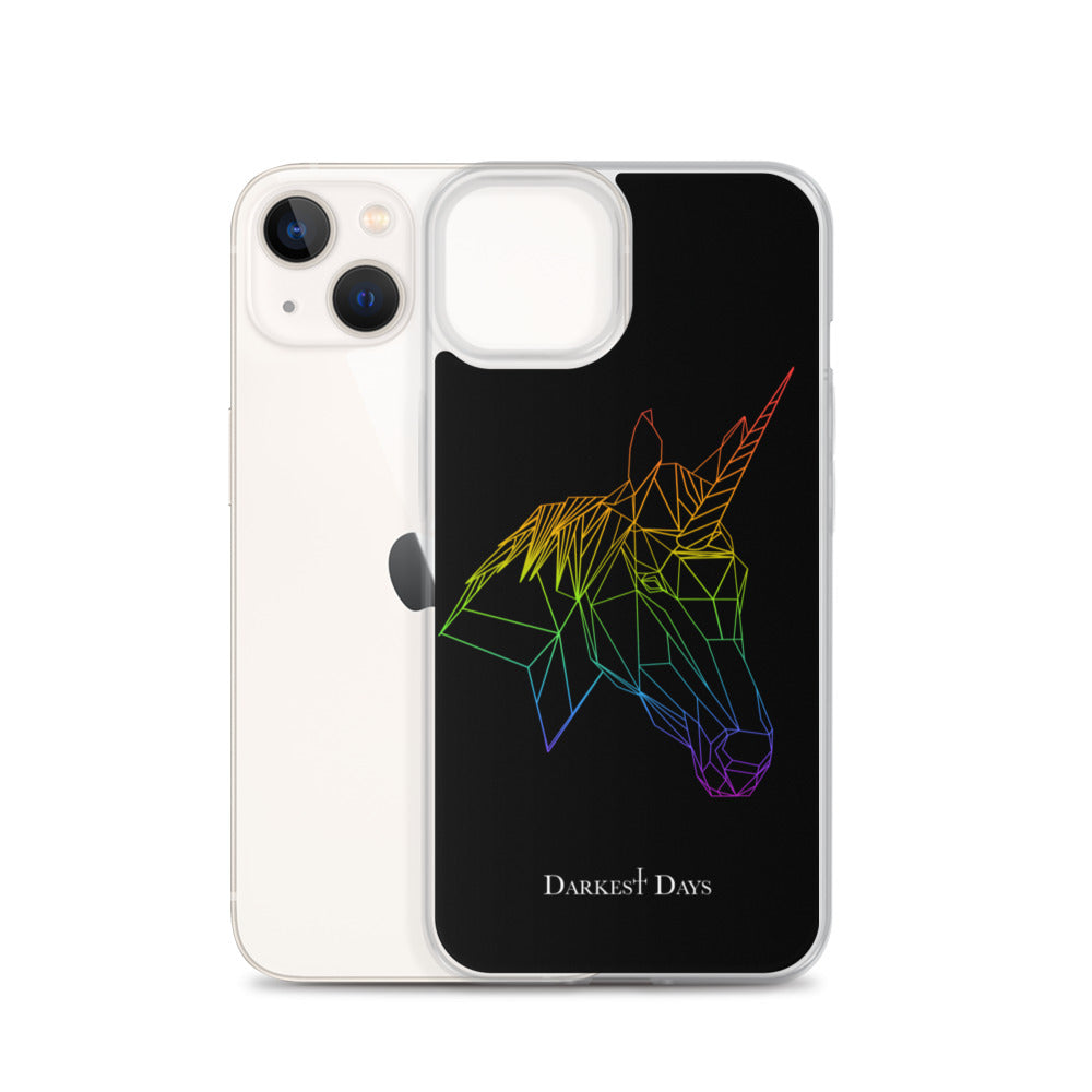 Geometric Unicorn iPhone Case