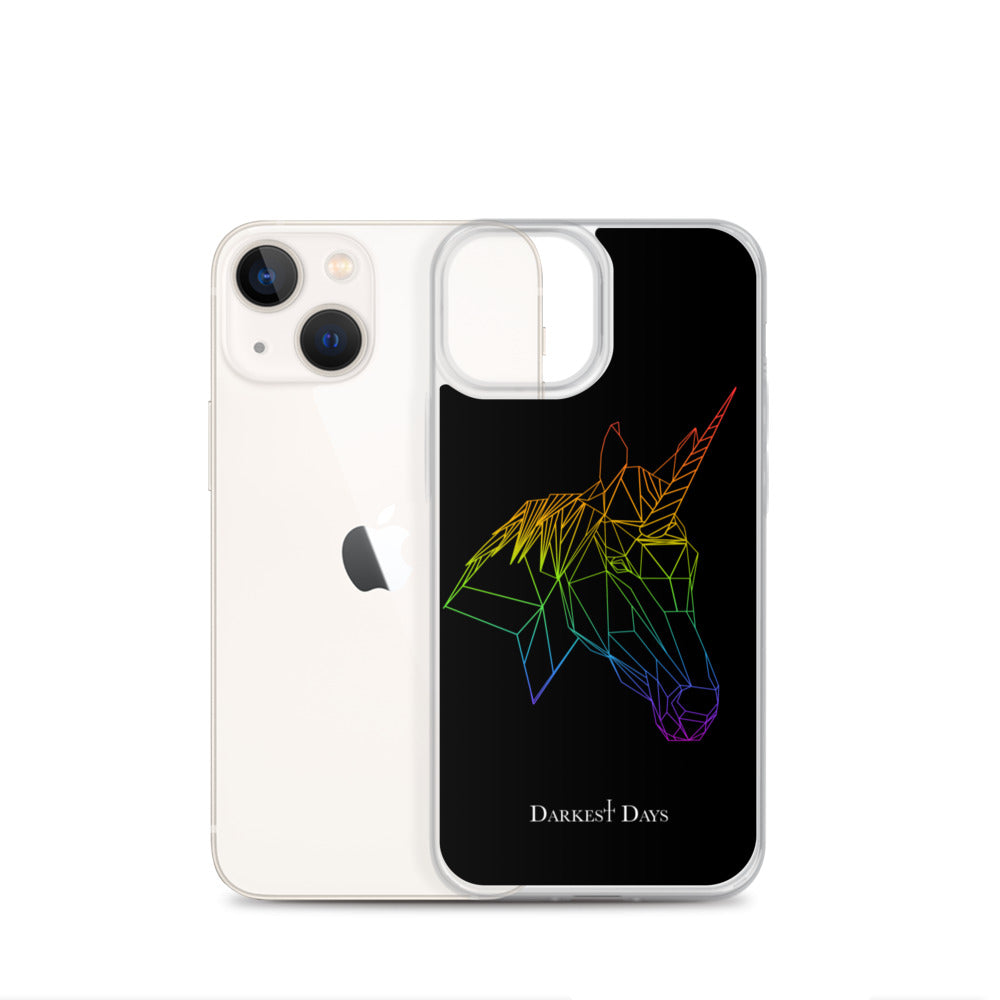 Geometric Unicorn iPhone Case