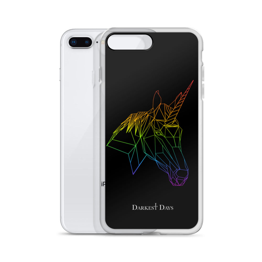 Geometric Unicorn iPhone Case