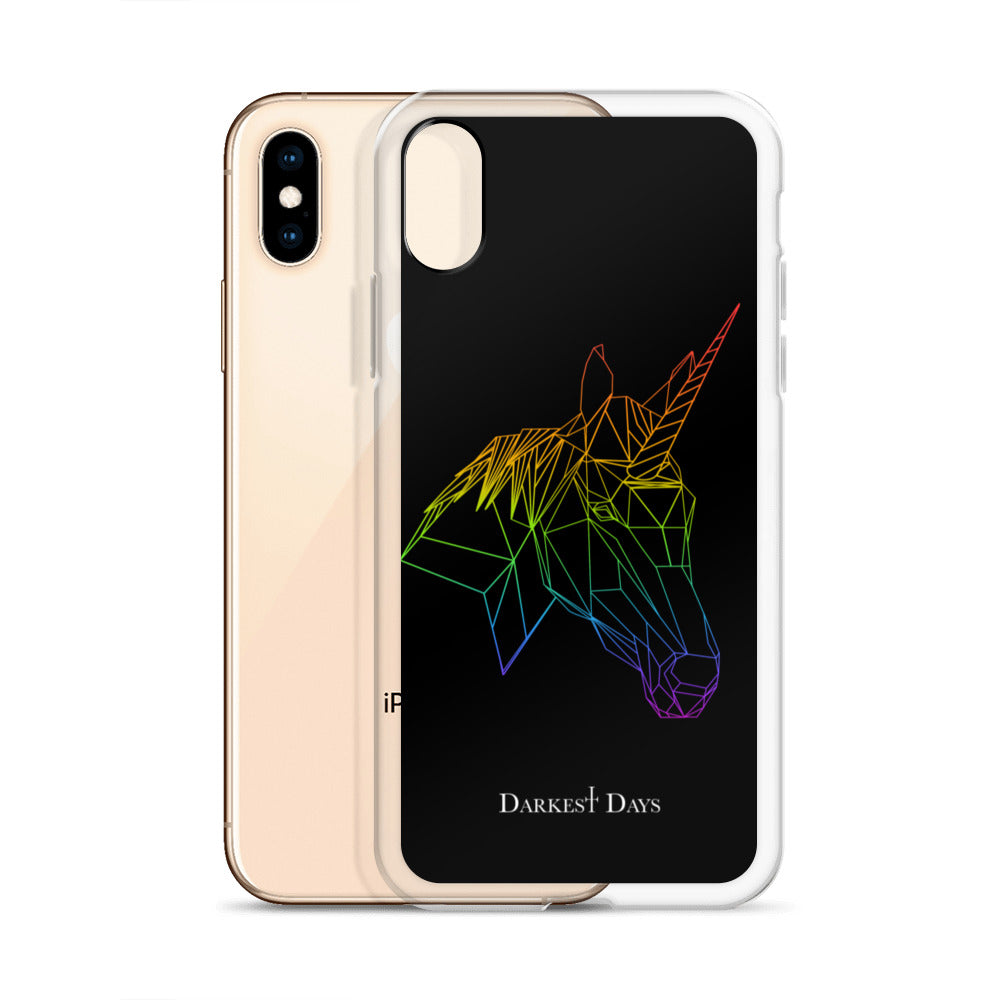 Geometric Unicorn iPhone Case