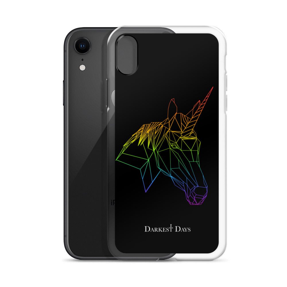 Geometric Unicorn iPhone Case