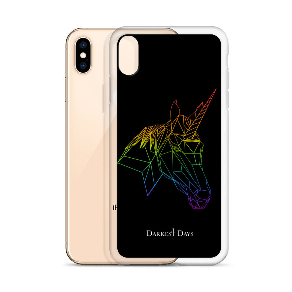 Geometric Unicorn iPhone Case