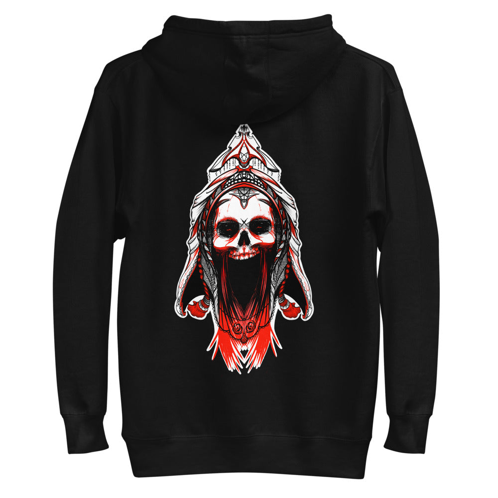 Unisex Demonic Skull Hoodie