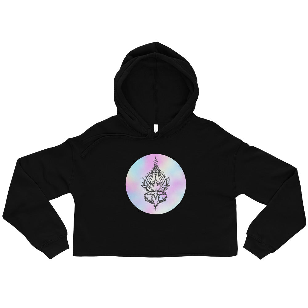 Baphomet Mehendi Crop Hoodie