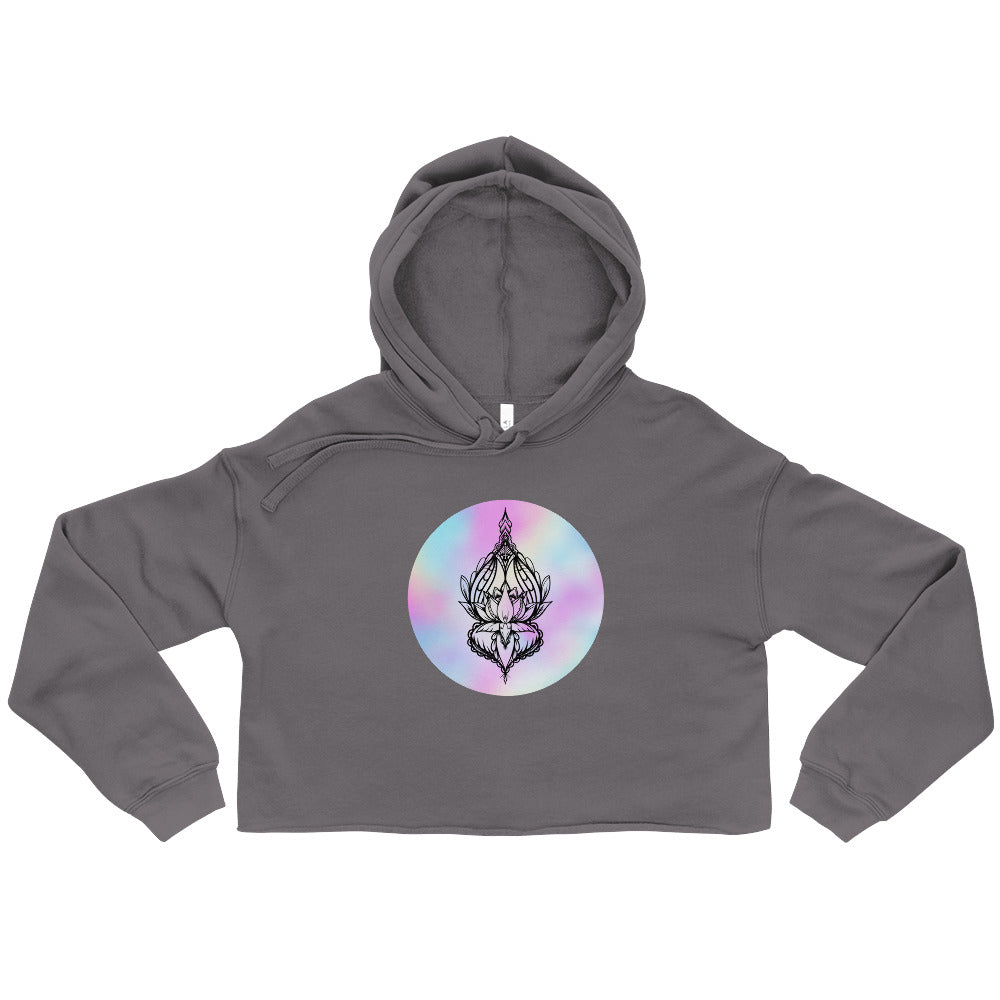 Baphomet Mehendi Crop Hoodie